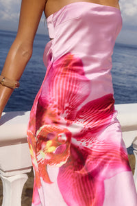 Runaway The Label Celeste Maxi Dress in Orchid Pink