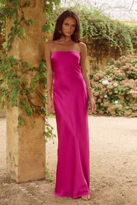 Runaway The Label Celeste Maxi Dress in Magenta
