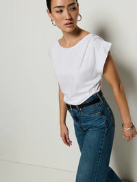 Nation LTD Cerre Cap Sleeve Tee