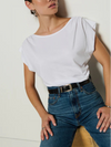 Nation LTD Cerre Cap Sleeve Tee