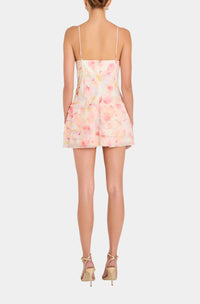 Amanda Uprichard Mirabelle Romper in Sorbet Multi