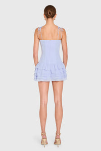 Amanda Uprichard Laureline Romper in Arctic