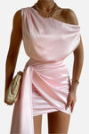 Runaway The Label Charisma Mini Dress in Musk