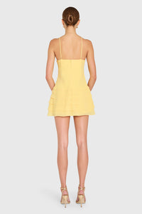Amanda Uprichard Mirabelle Romper in Daffodil