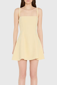Amanda Uprichard Anna Dress in Cornsilk