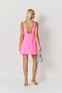 Amanda Uprichard Alphine Dress in Shocking Pink