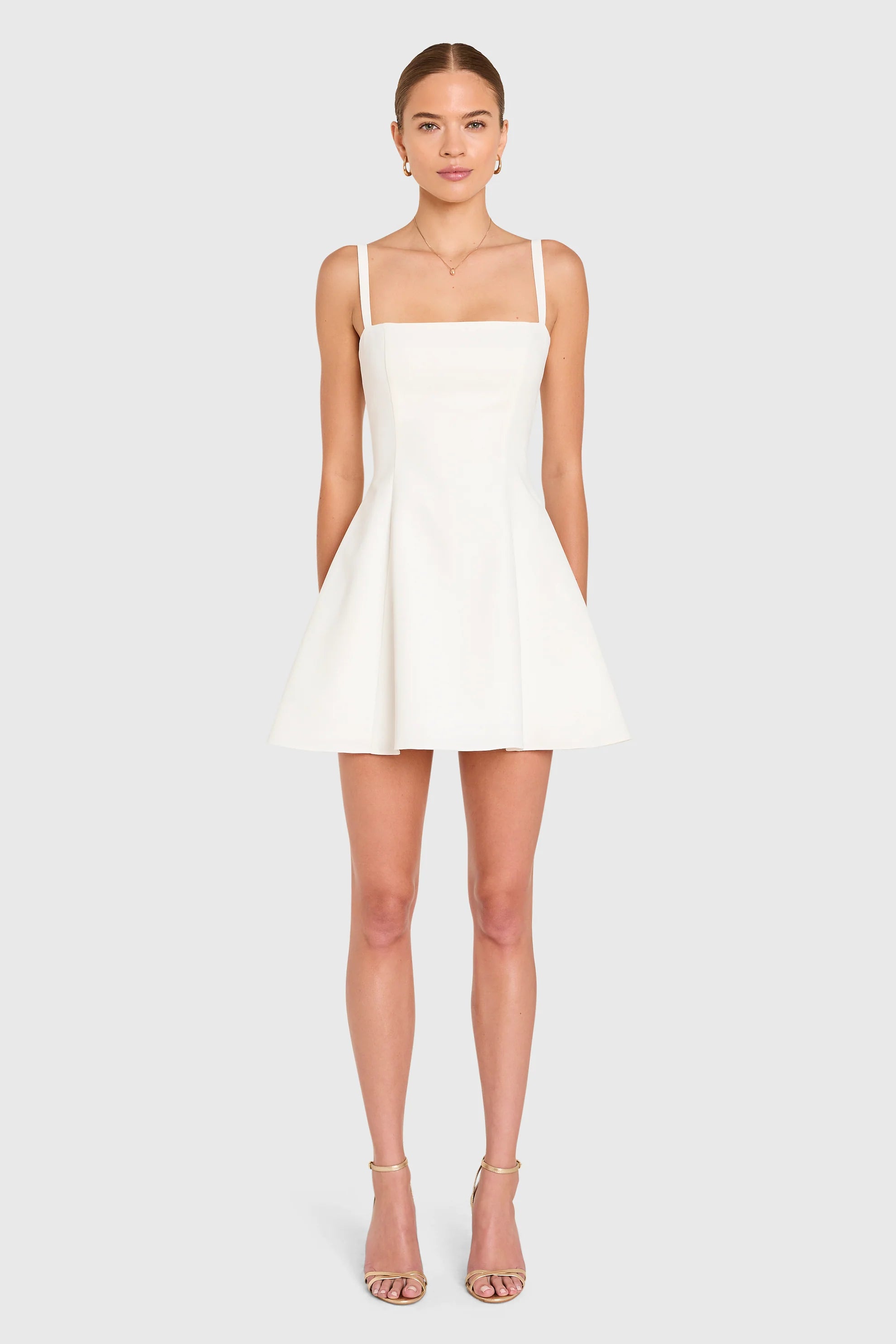 Amanda Uprichard Anna Dress in Ivory