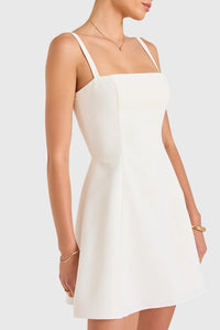 Amanda Uprichard Anna Dress in Ivory