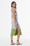 YFB Iggy Rib Midi Dress In Dusk Navy