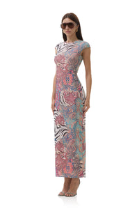 AFRM Cody Dress in Gilded Paisley