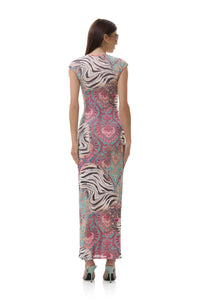 AFRM Cody Dress in Gilded Paisley