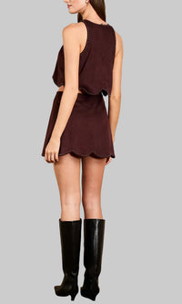 Saylor Caterina Studded Suede Set