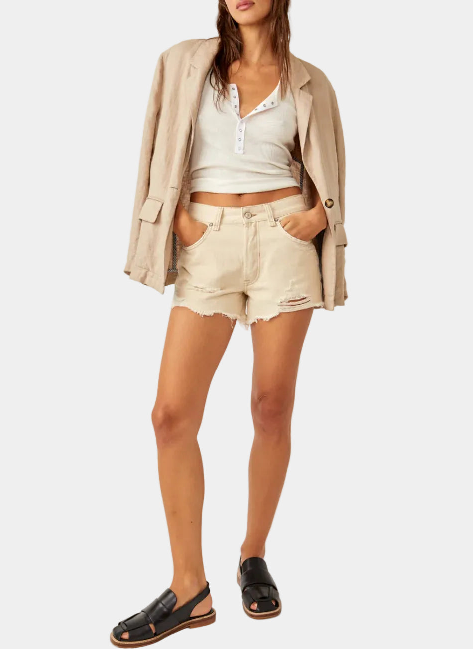 Free People Now Or Never Denim Shorts