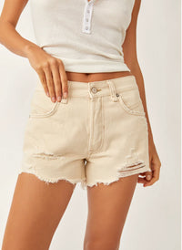 Free People Now Or Never Denim Shorts