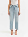 DAZE Pleaser High Rise Wide Ankle Jeans