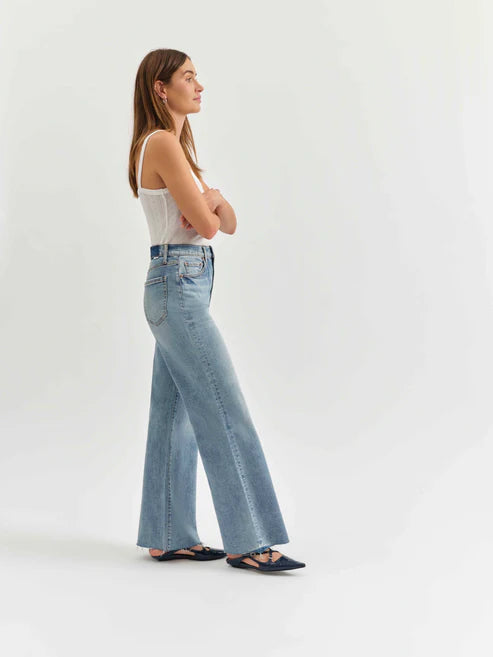 DAZE Far Out High Rise Wide Leg Jeans