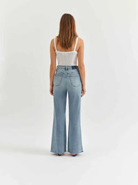 DAZE Far Out High Rise Wide Leg Jeans