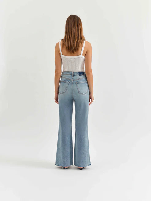DAZE Far Out High Rise Wide Leg Jeans