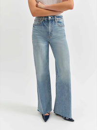 DAZE Far Out High Rise Wide Leg Jeans