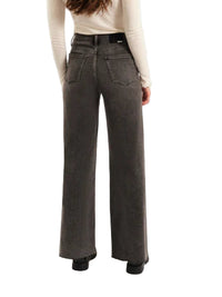 DAZE Far Out High Rise Wide Leg jeans in Milky Way
