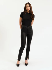 DAZE Downtown High Rise Split Slim Pants