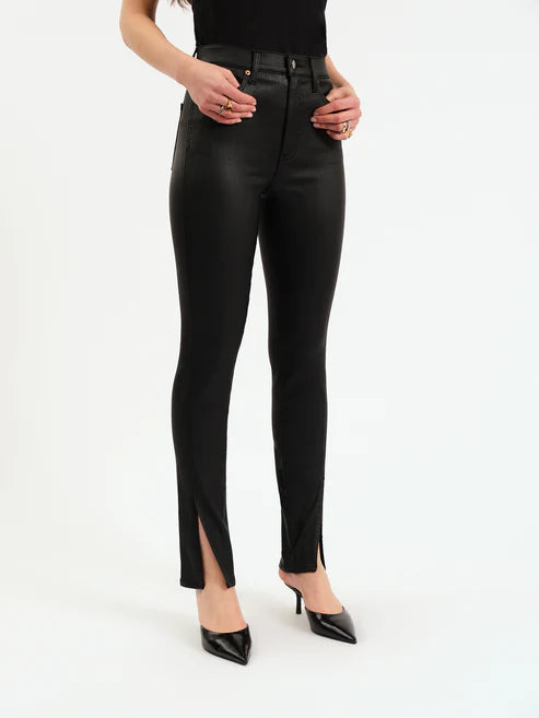 DAZE Downtown High Rise Split Slim Pants