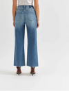 DAZE Pleaser High Rise Wide Ankle Jeans