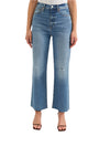 DAZE Pleaser High Rise Wide Ankle Jeans