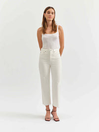 DAZE Sundaze High Rise Vintage Straight Crop Jeans