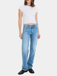 DAZE Rebel Mid Rise Slim Straight Jeans