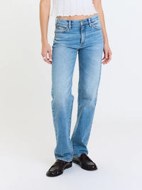 DAZE Rebel Mid Rise Slim Straight Jeans