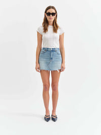 DAZE Malibu Mini Skirt in Obviously Vintage