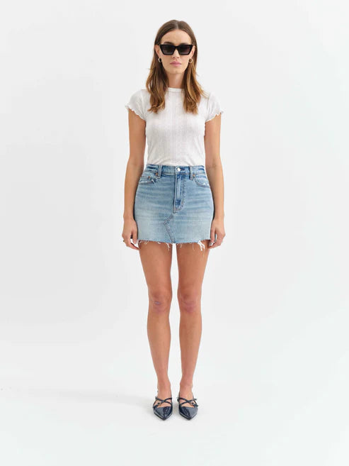 DAZE Malibu Mini Skirt in Obviously Vintage