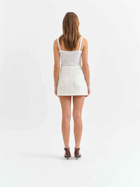 DAZE Malibu Denim Mini Skirt