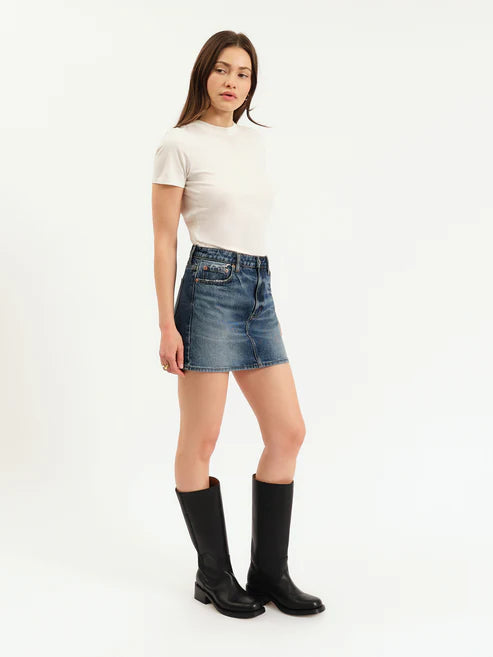 DAZE Malibu Mini Skirt in Authentic