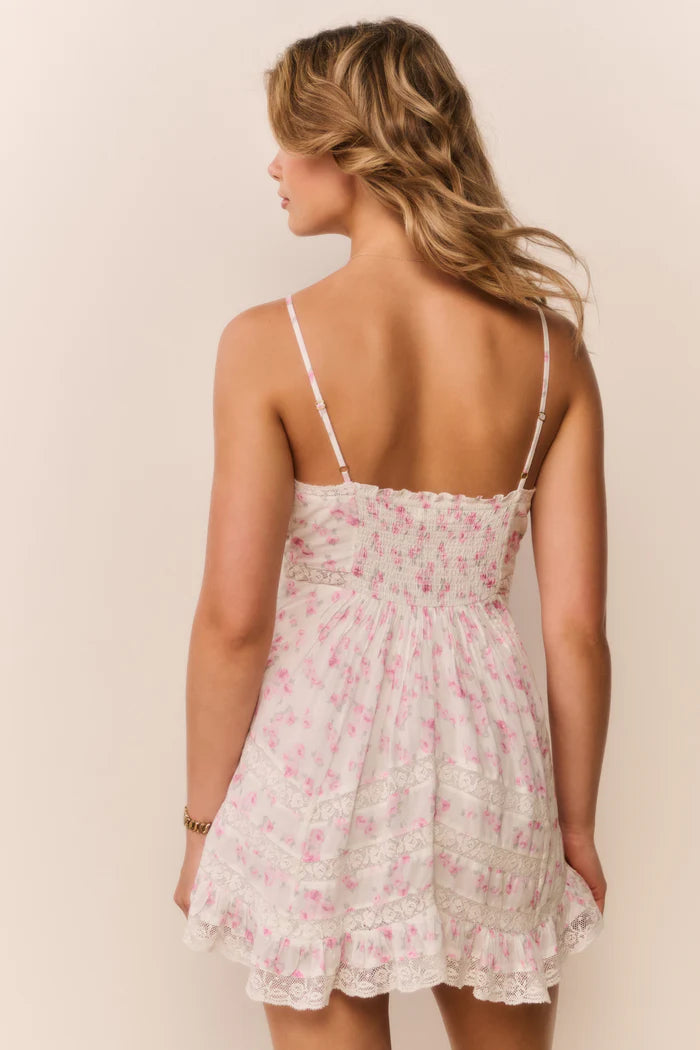 Love Shack Fancy Alonna Dress in Rustic Orchid