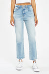 DAZE Straight Up High Rise Straight Jeans