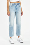 DAZE Straight Up High Rise Straight Jeans