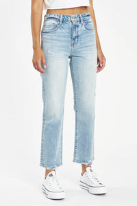 DAZE Straight Up High Rise Straight Jeans