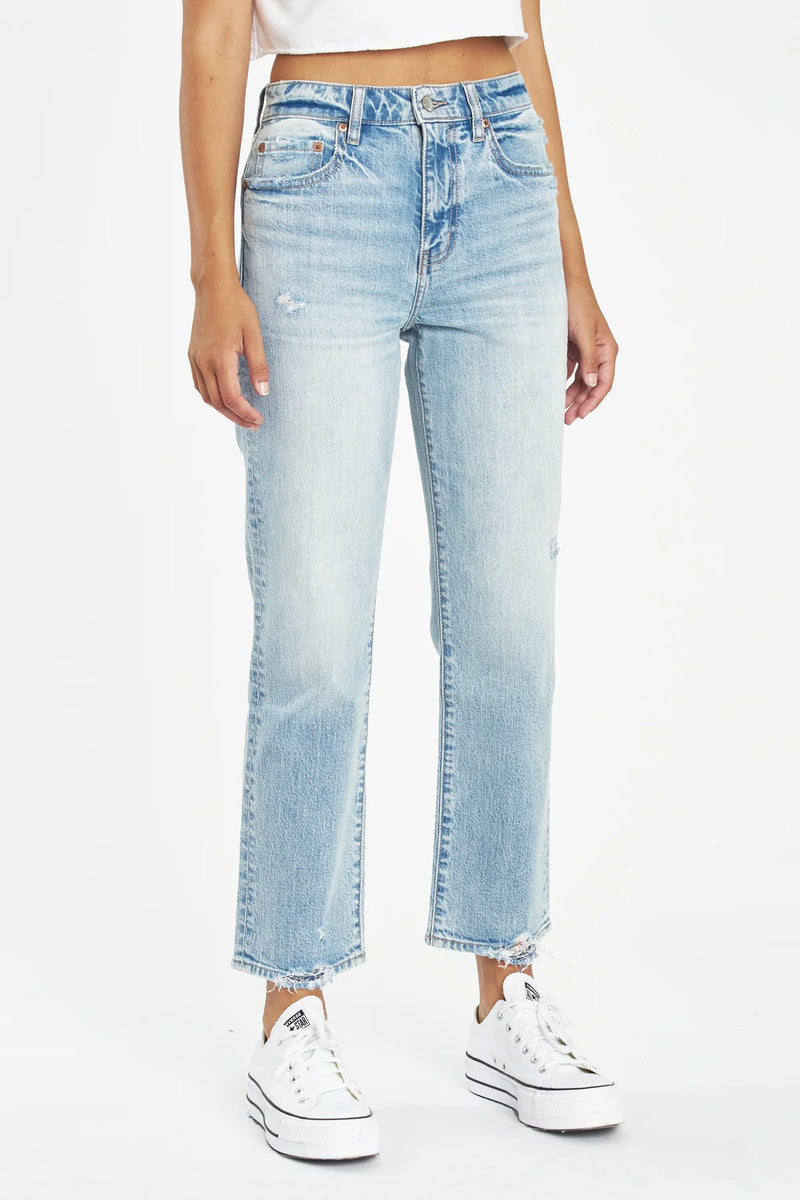 DAZE Straight Up High Rise Straight Jeans