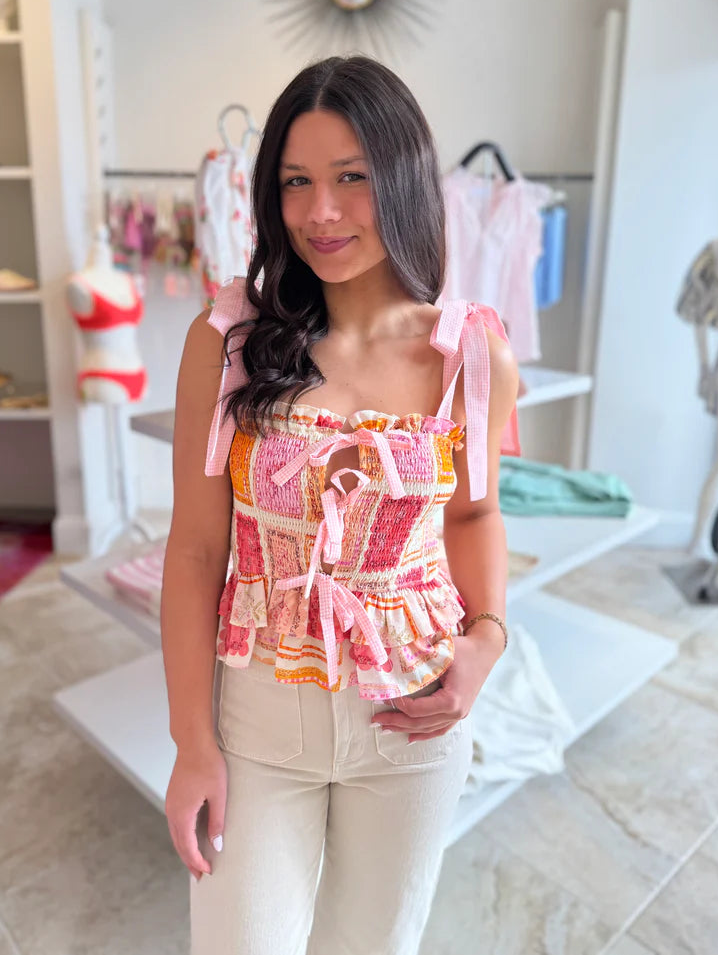 Jacquie The Label Esmeralda Peplum Top