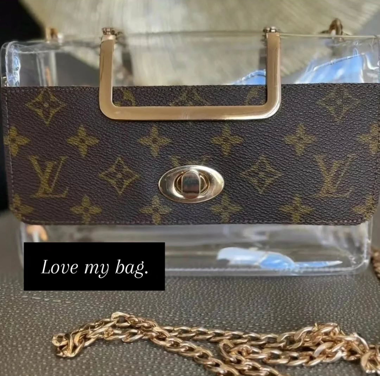 Designer Clear Purse