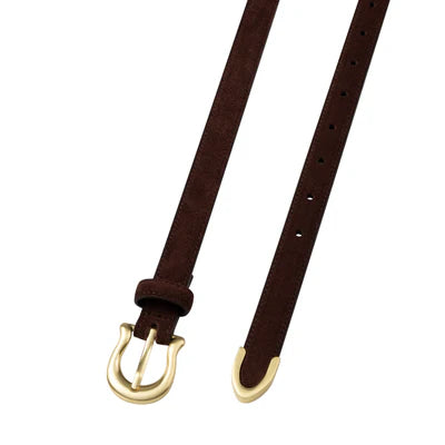 SANCIA Adela Belt in Espresso Suede