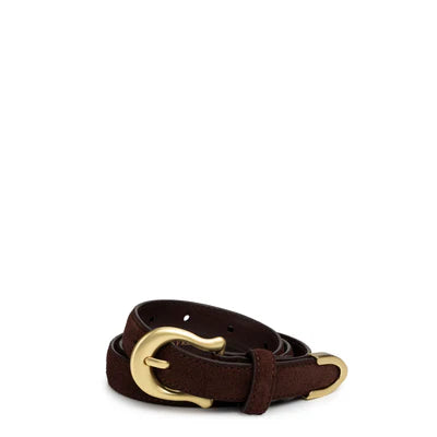 SANCIA Adela Belt in Espresso Suede