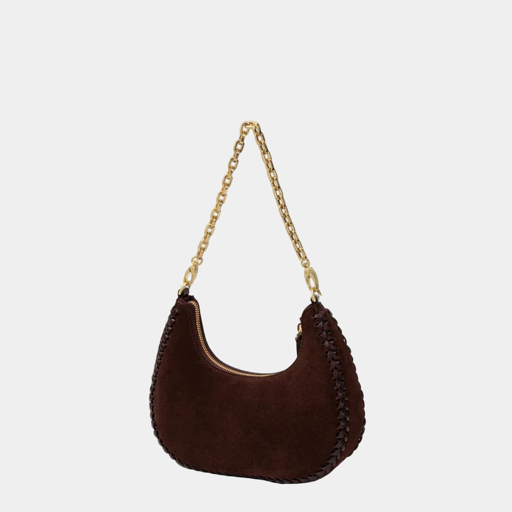 SANCIA The Zatka Purse in Espresso Suede