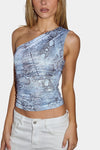 Runaway The Label Davey One Shoulder Top