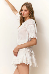 Love Shack Fancy Romilly Blouse