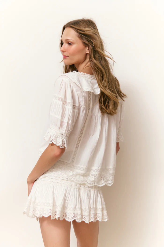 Love Shack Fancy Romilly Blouse