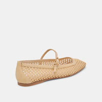 Dolce Vita Reyes Woven Raffia Ballet Flats