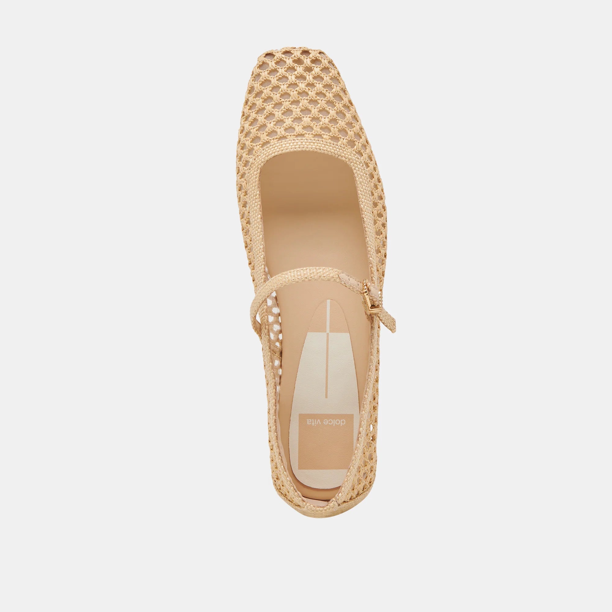 Dolce Vita Reyes Woven Raffia Ballet Flats